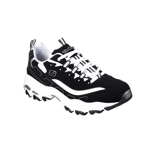 明星同款！Skechers斯凯奇男鞋 黑白熊猫鞋男鞋时尚厚底鞋