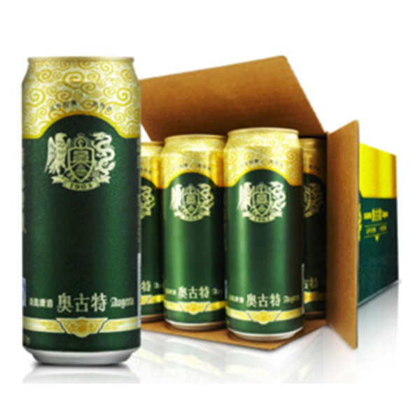 近期好价！青岛啤酒奥古特12度500ml*12听 整箱装