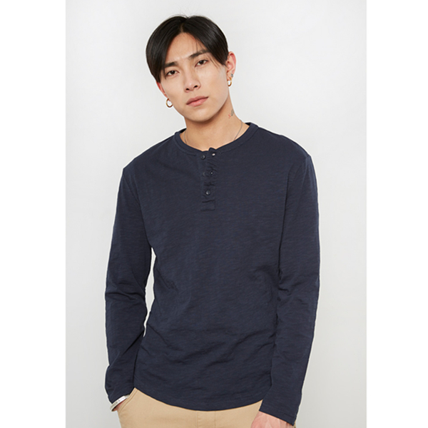 女王节预售！C＆A男式竹节棉长袖T恤CA200189393