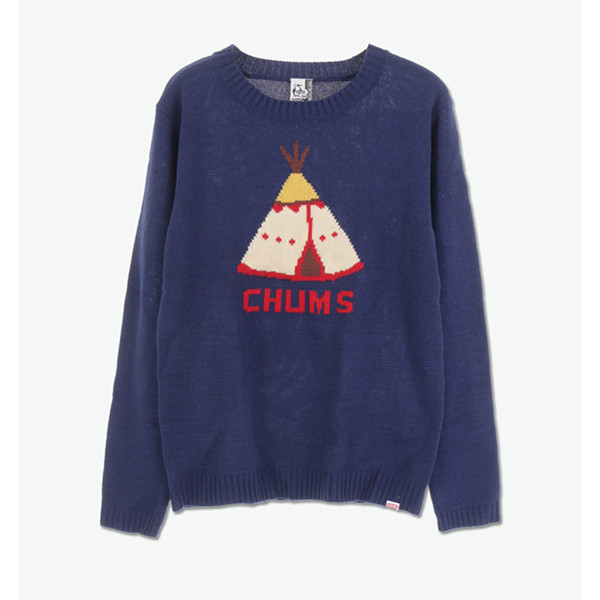 经典时尚！CHUMS CycloneKnitTop 男士休闲圆领毛衣