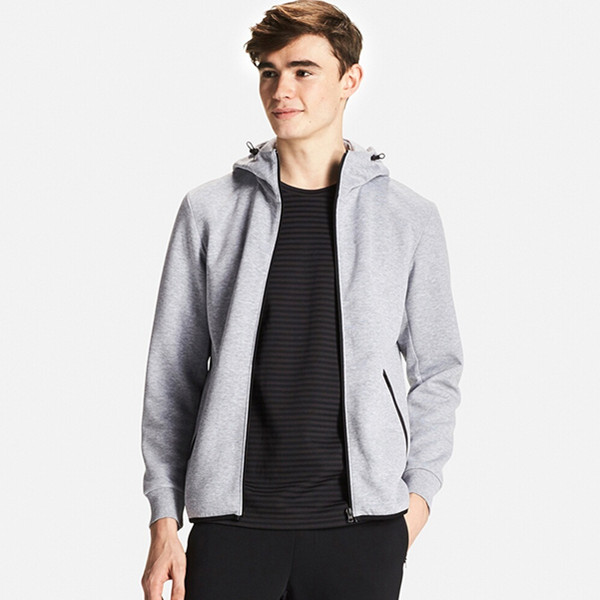 女王节好价！UNIQLO优衣库弹力运动拉链连帽开衫180711