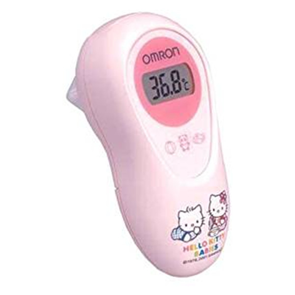 造型小巧！OMRON MC-581 Hello Kitty 红外线耳式体温计