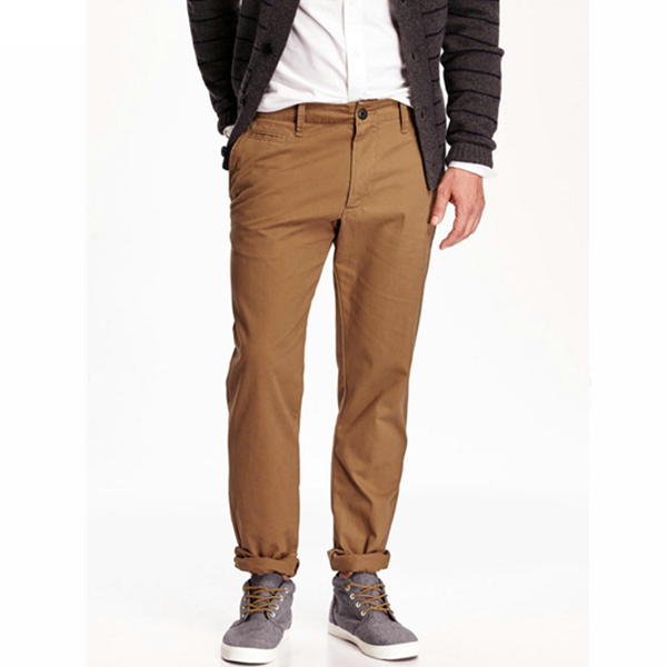 休闲百搭！Old Navy纯棉经典修身水洗卡其裤直筒休闲裤938281