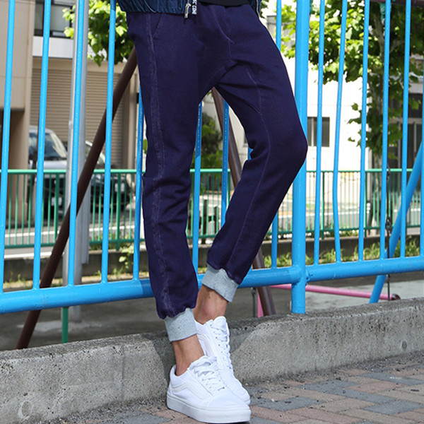 时尚修身！Lee弹力中高腰哈伦裤小脚弹力束脚裤L146926944PT