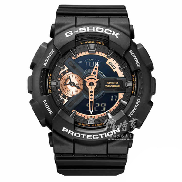 时尚运动！Casio卡西欧G-Shock男士手表GA110RG-1A