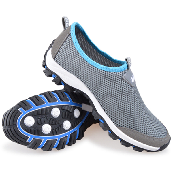 舒适轻便！双星情侣款网面透气休闲鞋23A033