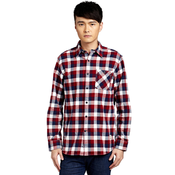 春秋单品！Nautica诺帝卡男式长袖衬衫2W2311