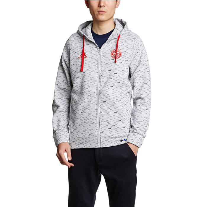2色选择！adidas 阿迪达斯  男 针织连帽夹克 AJ125