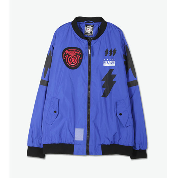 百搭时尚！Lightning Bear 男士休闲飞行夹克