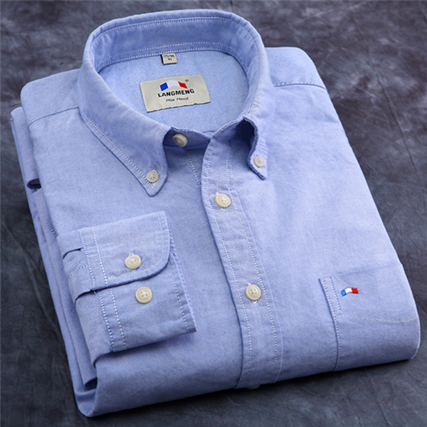 型男魅力！朗蒙春季牛津纺衬衫LMC30628