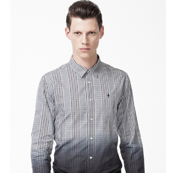 休闲时尚！GXG斯文修身长袖衬衫156506511