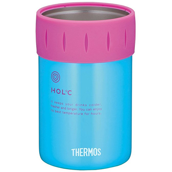 小巧时尚！THERMOS JCB-351-BL 易拉罐保冷杯 350ml