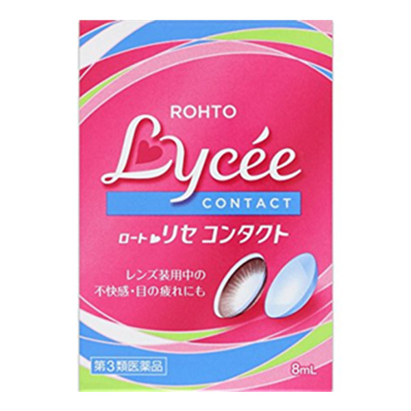 缓解干涩！ROHTO 乐敦 Lycee小花眼药水 8mL