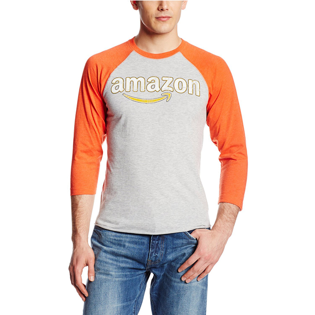 简约撞色！Amazon Gear 中性 复古棒球衫