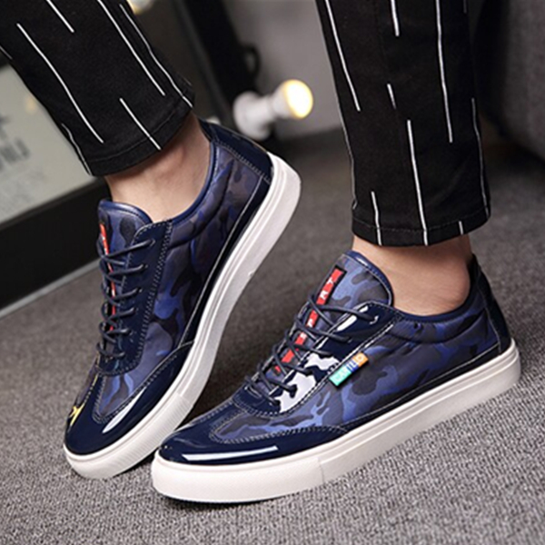 行走惬意！卡帝乐鳄鱼男士时尚休闲鞋C7219AA