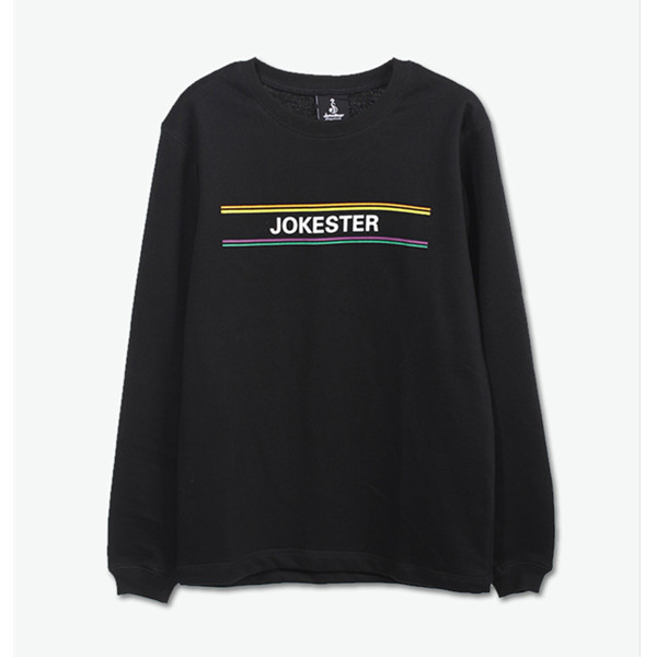 有型舒适！Jokester LOGO印花圆领长袖卫衣