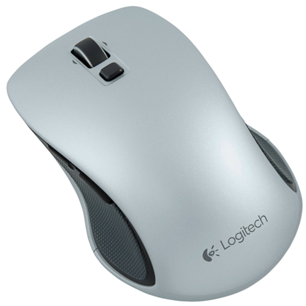 无线控制！Logitech罗技无线鼠标M560 浅银色