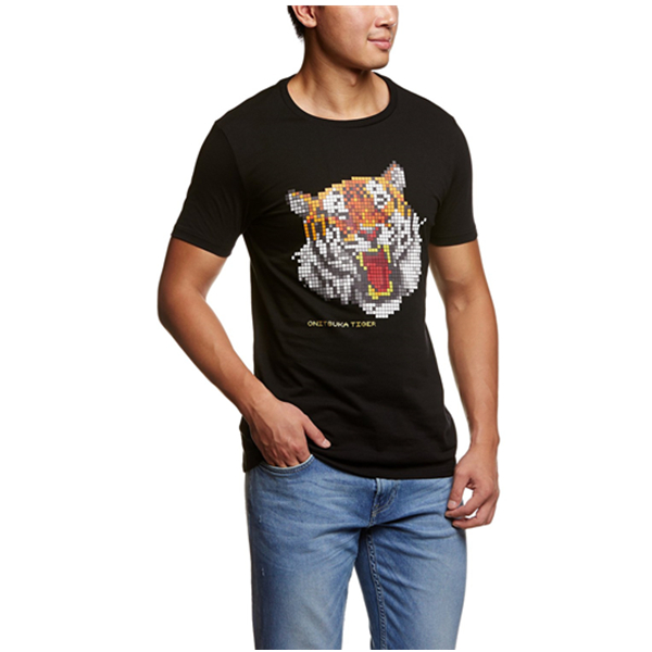 个性时尚！Onitsuka Tiger 鬼塚虎 中性 短袖T恤 OKT038