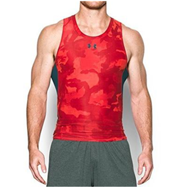 秀肌肉了！Under Armour 安德玛HeatGear印花压缩背心