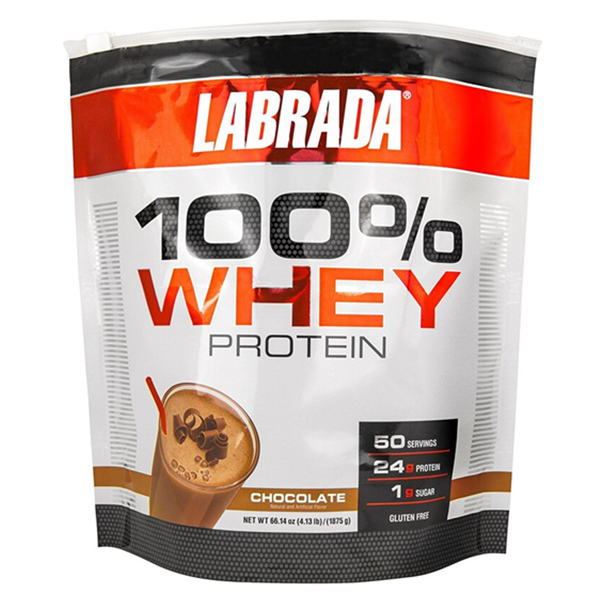 抵抗疲劳！Labrada 100%WHEY乳清蛋白粉4.13磅