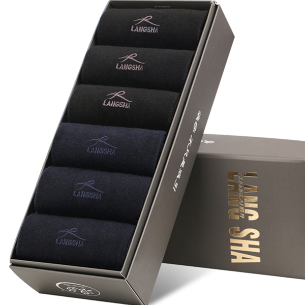 防臭吸汗！浪莎男中筒袜LV6641