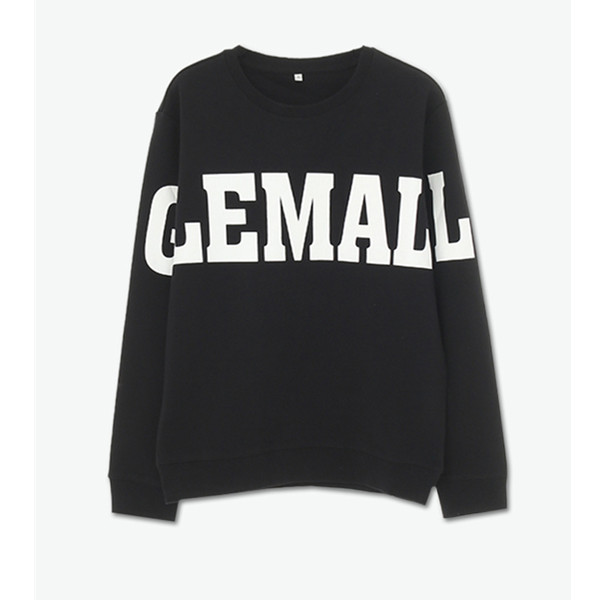 个性时尚！GLEMALL 男式大印花套头卫衣