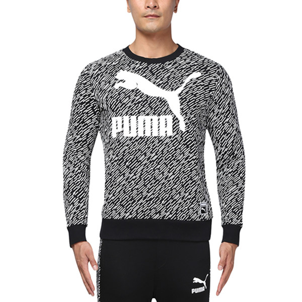 时尚气息！PUMA彪马Camo Crew男子针织卫衣572113