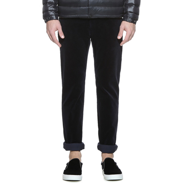 帅气活力！TRENDIANO潮修身棉质灯芯绒长裤3151060890