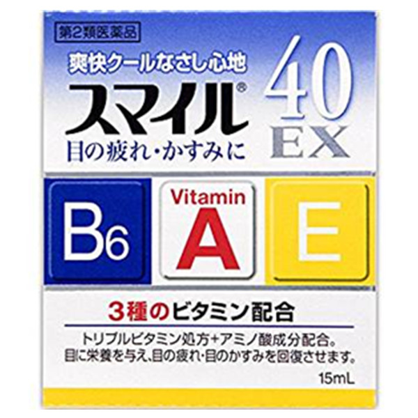 缓解眼部疲劳！lion 狮王 40EX眼药水