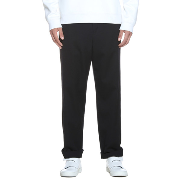 青春潮流！TRENDIANO羊毛呢中腰休闲裤长裤3154060590