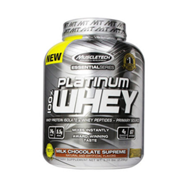 白金一代！Muscletech肌肉科技 白金乳清蛋白粉 5磅