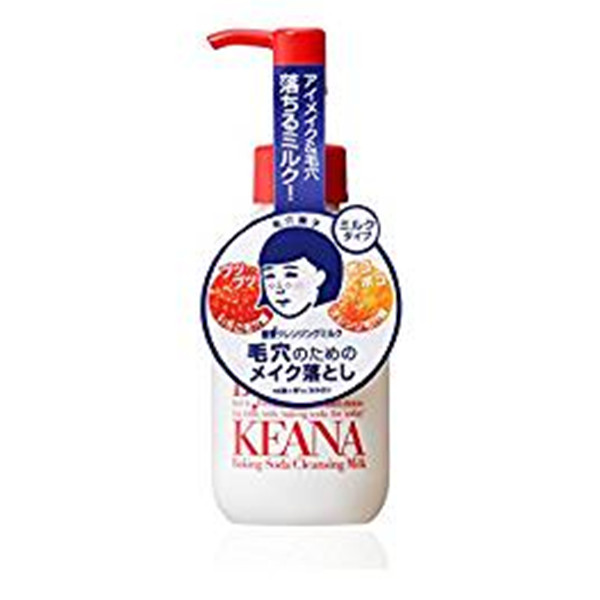 草莓鼻克星！石泽研究所 KEANA 毛穴抚子 按压式小苏打卸妆乳150g