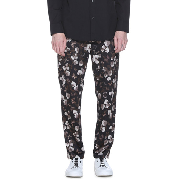 风尚价！TRENDIANO花卉印花休闲裤九分裤3154064870