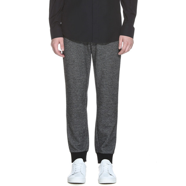 时尚百搭！TRENDIANO潮撞色拼接针织九分裤3154063800