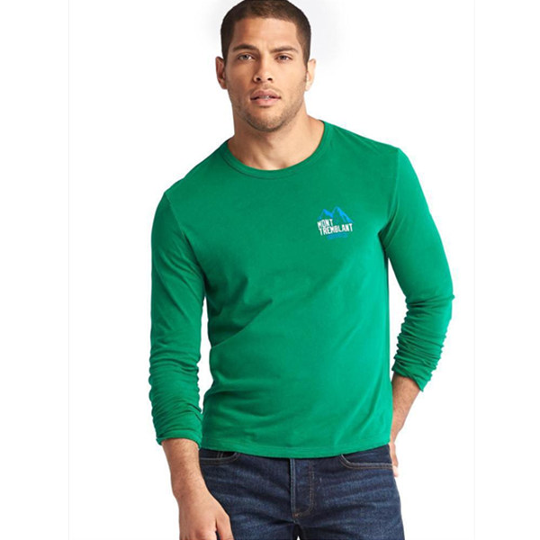 风尚价！Gap微弹长袖圆领打底衫353933