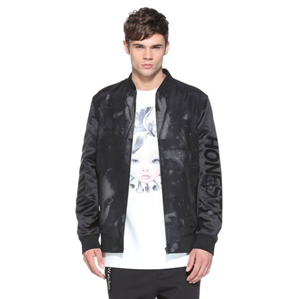 好价继续！TRENDIANO印花立领开衫卫衣外套3HC304442P