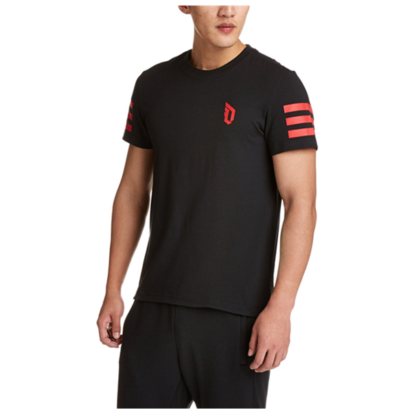 球星LOGO！adidas 阿迪达斯 BASKETBALL 男式 利拉德篮球T恤