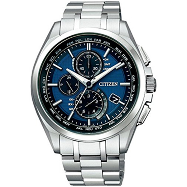 外观帅气！CITIZEN 西铁城AT8040-57L 光能电波男表