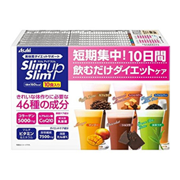 瘦身搭档！Asahi 朝日 SlimUpSlim 减肥代餐 瘦身营养冲剂