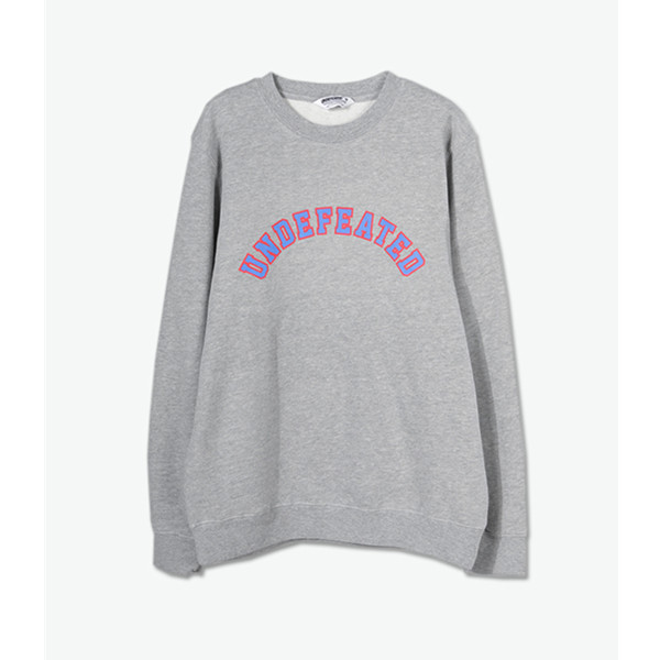 简单时尚！Undefeated 字母印花圆领卫衣