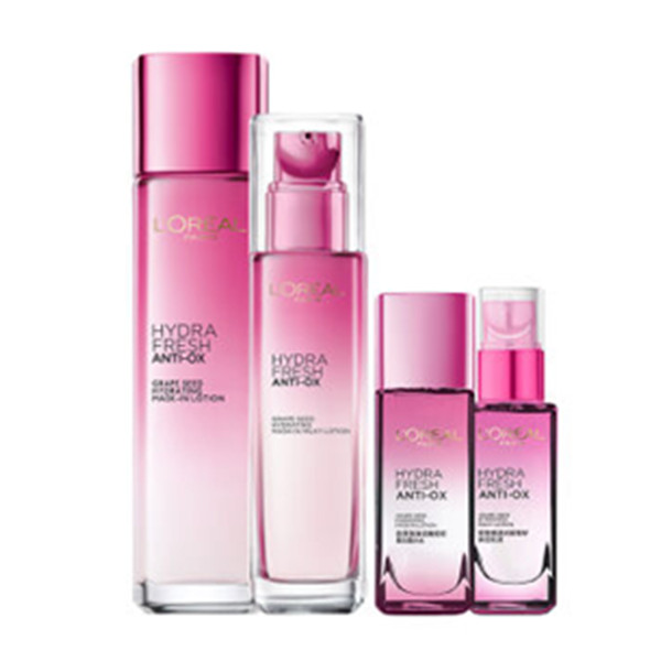 保湿补水！欧莱雅 膜力保湿护肤套装