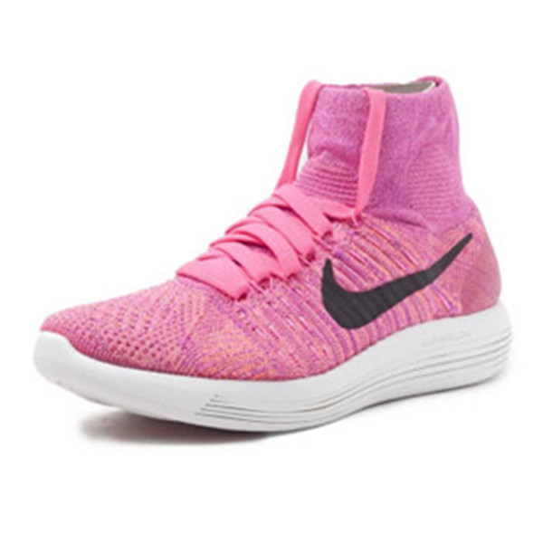 配色粉嫩！耐克NIKE LUNAREPIC FLYKNIT 女款跑鞋