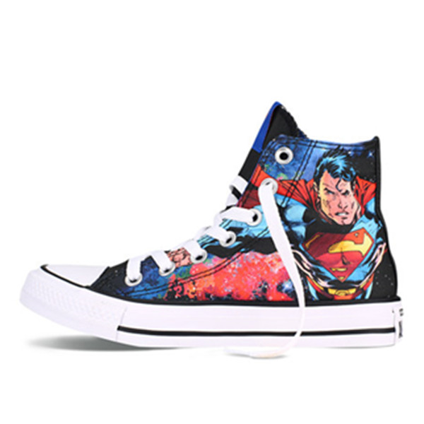 粉丝必备！匡威超人印花帆布鞋 150444C
