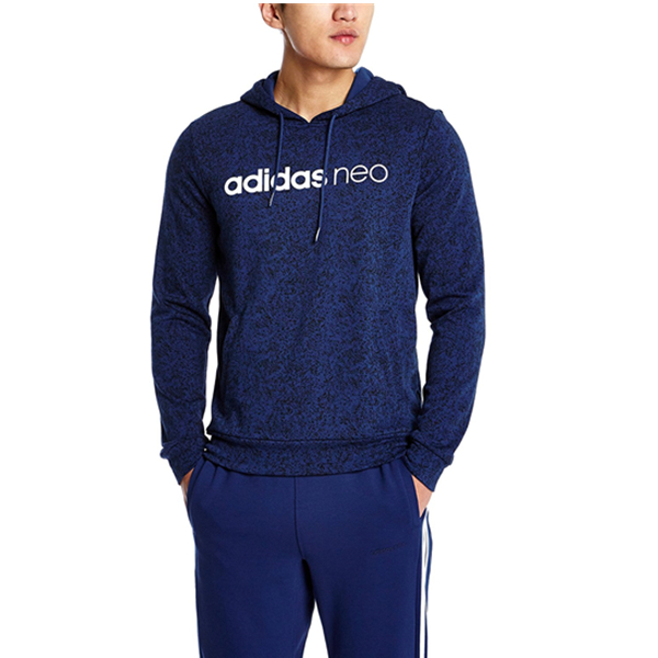 百搭休闲！adidas NEO 阿迪达斯运动生活男式 连帽套头衫