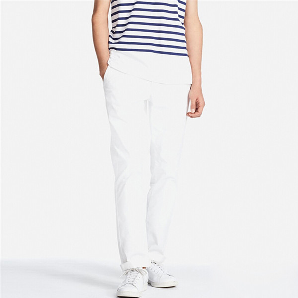 商务休闲！UNIQLO优衣库修身无褶长裤182664