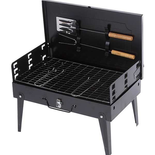 出游必备！Scaler思凯乐户外烧烤炉烧烤架手提冷轧钢迷你烤炉
