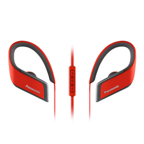 音质佳！松下 RP-BTS30 红色 蓝牙无线运动耳机