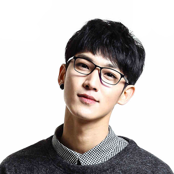 经典黑框！HAN光学近视眼镜架HD3101