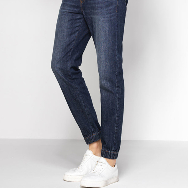 休闲设计！佐丹奴加厚加绒牛仔裤01116097