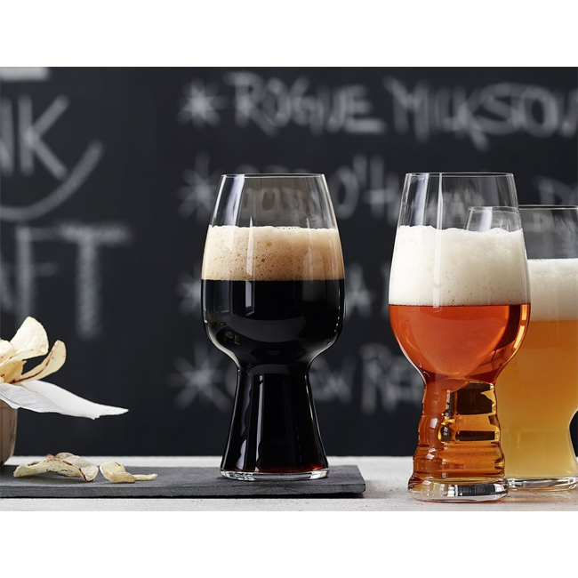 精致耐看！spiegelau 诗杯客乐 黑啤酒杯